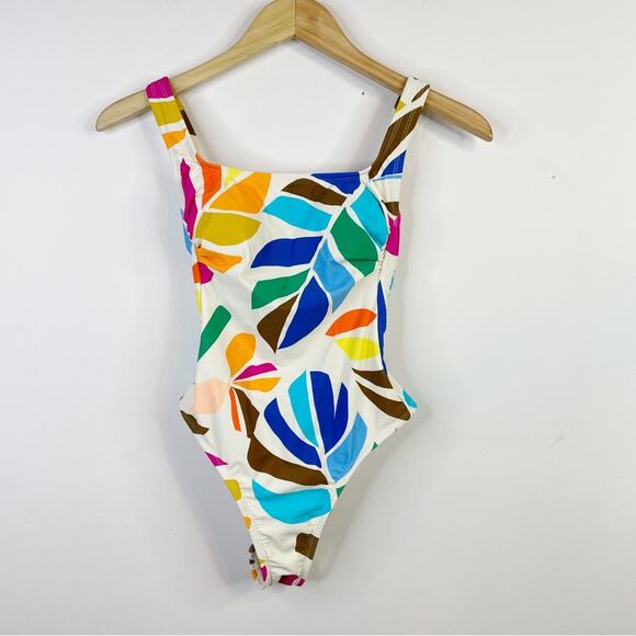 Tabitha Brown x Target Colorful Tropical One Piece Swimsuit Bathing suit XXS new - Picture 2 of 13